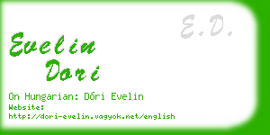 evelin dori business card